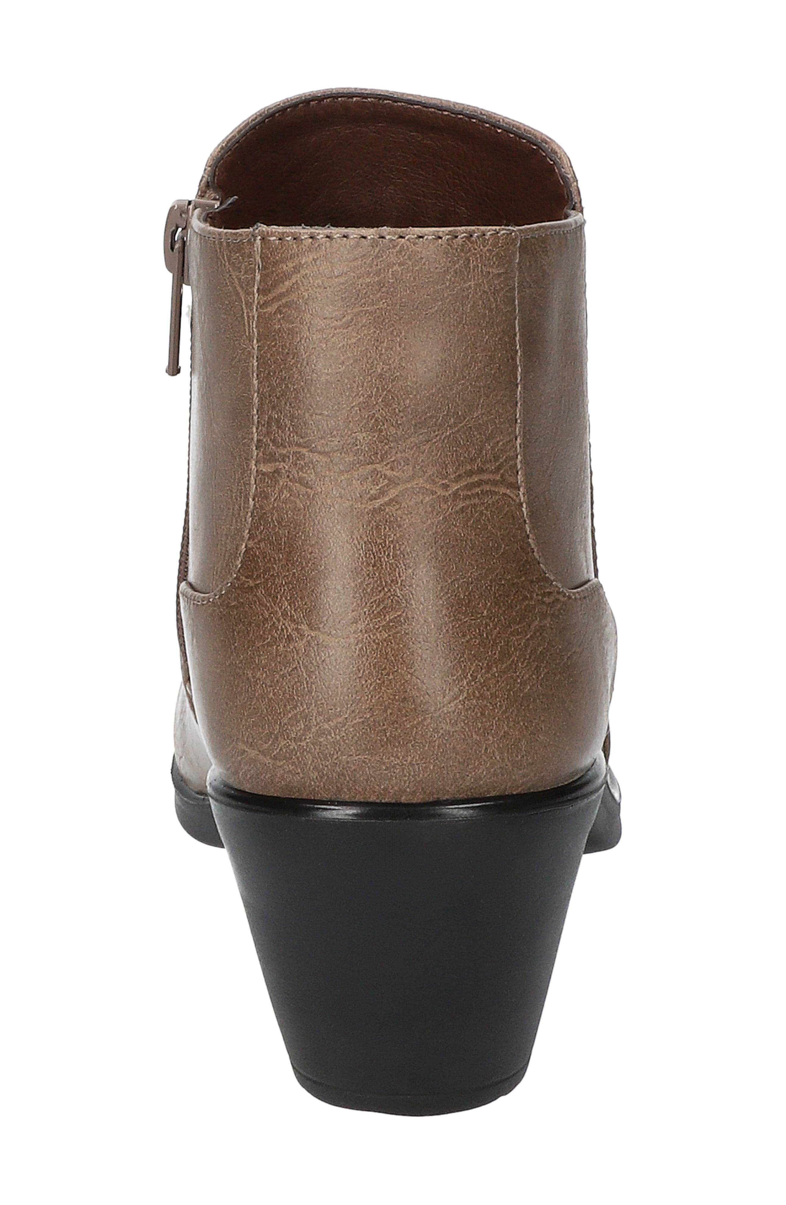 EASY STREET Langley Bootie, Alternate, color, Taupe-Snake