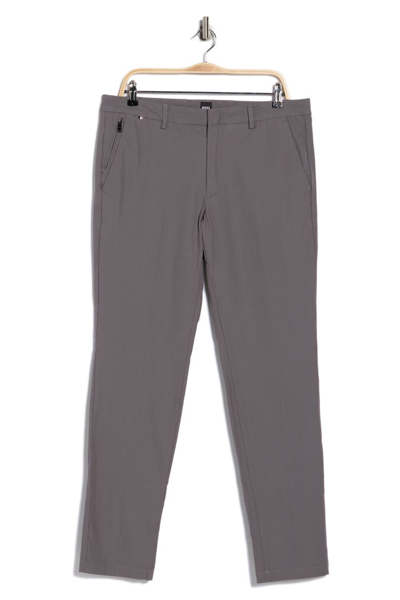Kaito Cotton Blend Chinos, Alternate, color, DARK GREY