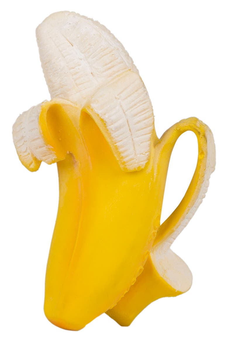Oli and Carol Ana Banana Teething Toy, Main, color, NO COLOR