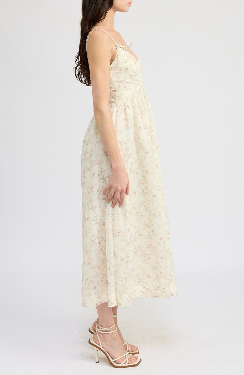 En Saison Jaylin Tie Strap Maxi Dress, Alternate, color, 