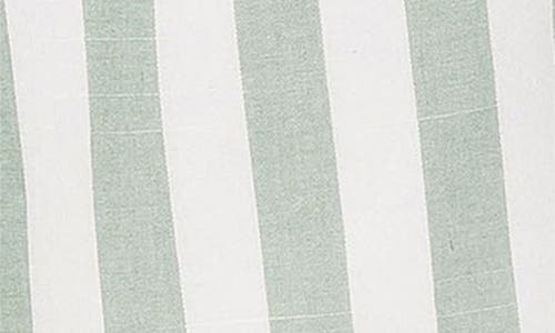 Alexia Admor Lucy Wide Leg Ankle Crop Pants In Green Stripe