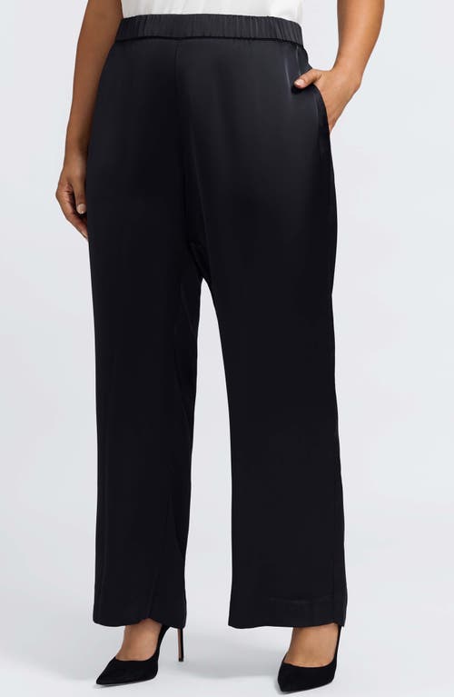 Foxcroft Hostess Pull-on Pants In Black