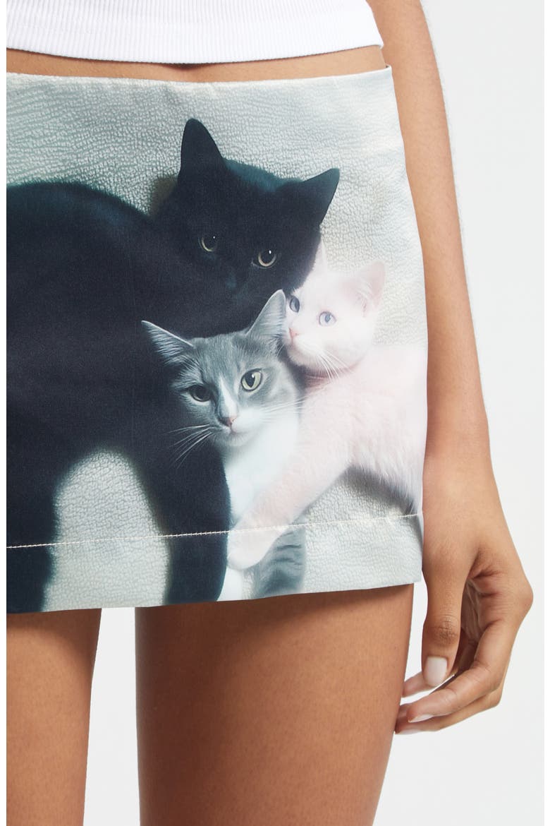 Ashley Williams Kitten Trio Miniskirt (Women) | Nordstrom