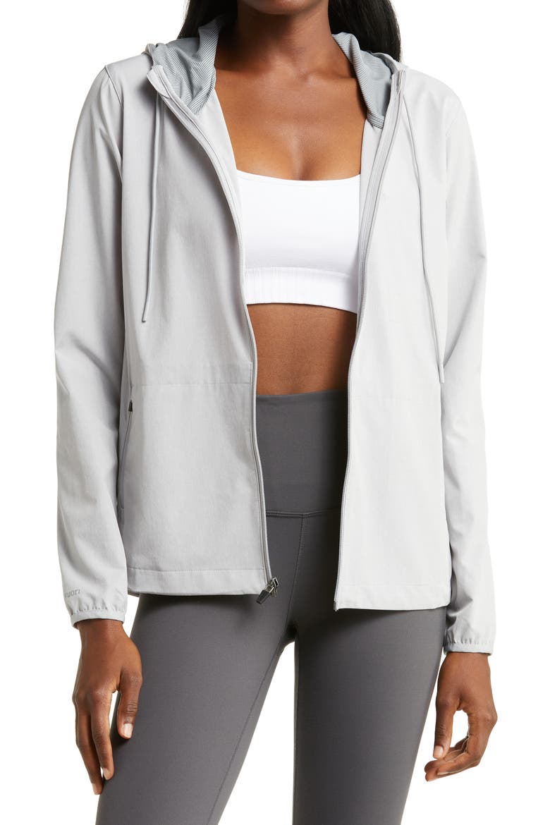 Women's Outdoor Trainer Shell, Main, color, PLATINUM LINEN TEXTURE
