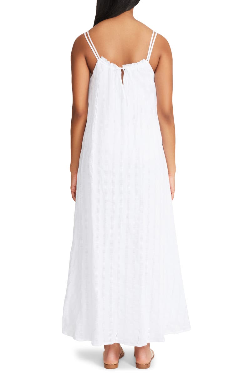 BB Dakota by Steve Madden Flowget About It Stripe Cotton Midi Dress, Alternate, color, 