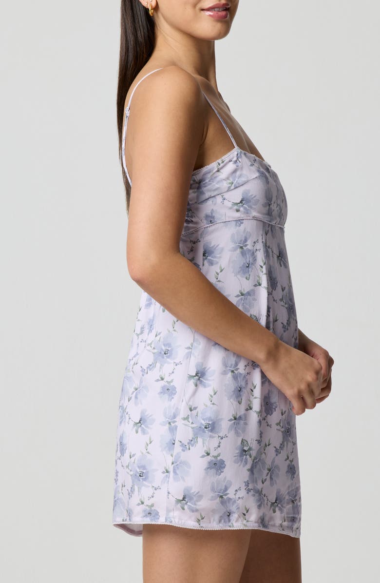 Florence by Mills Floral Square Neck Mini Sundress, Alternate, color, Floral Watercolor