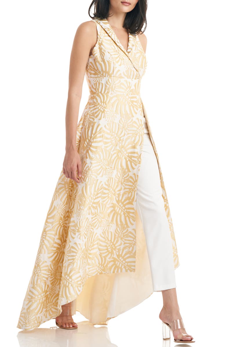 Kay Unger Eugenia Walk Thru Sleeveless Gown, Alternate, color, 