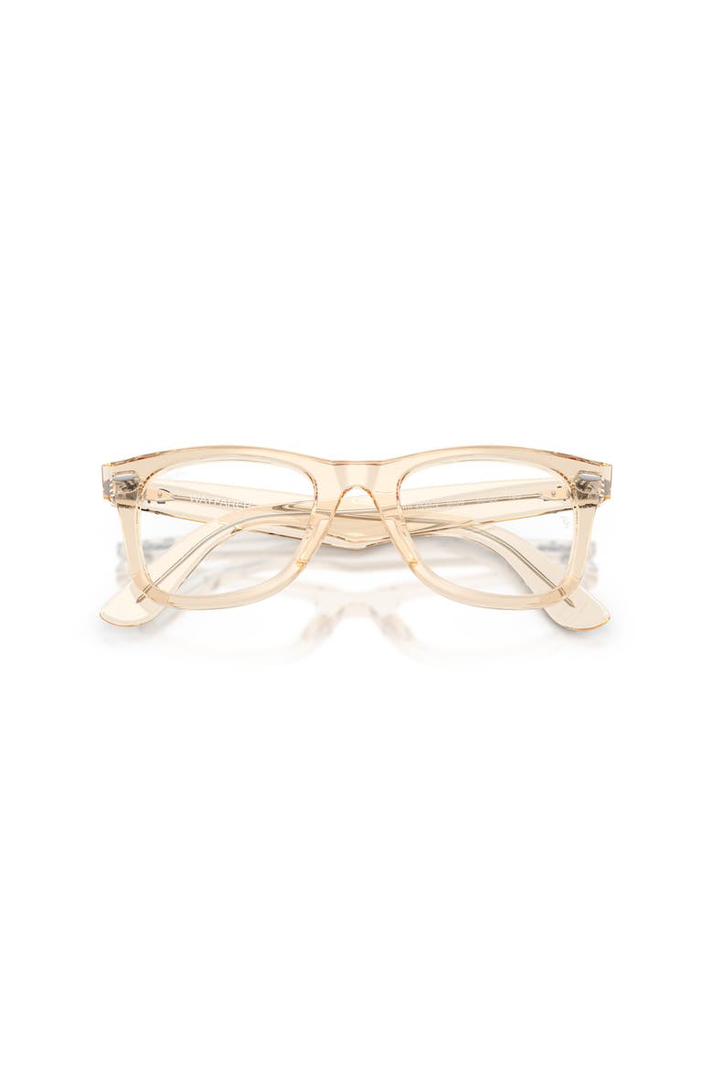 50mm Square optical glasses, Alternate, color, Pink