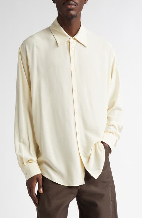 Relaxed Fit Button-Up Shirt