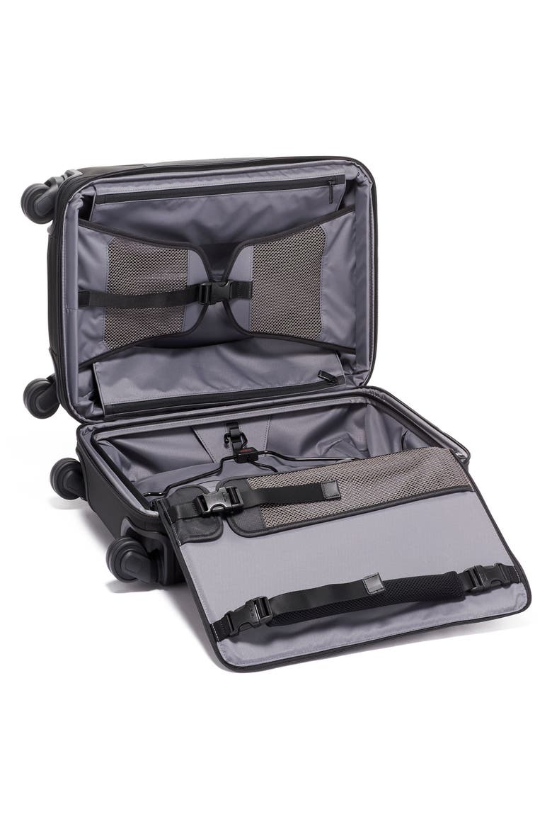 Alpha 3 Collection 22-Inch International Expandable Carry-On, Alternate, color, BLACK