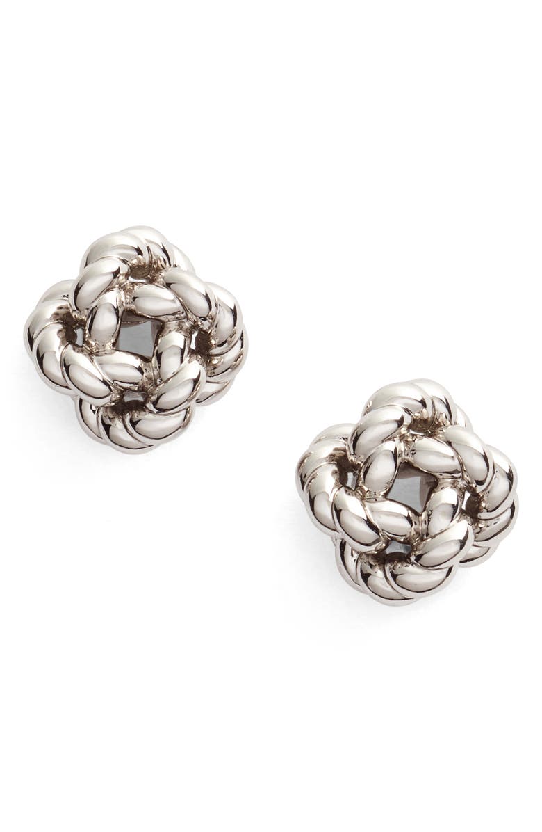 Tory Burch Rope Knot Stud Earrings, Main, color,