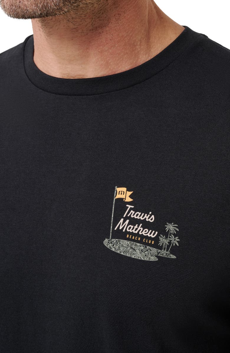 TravisMathew Beach Club Graphic T-Shirt, Alternate, color, Black