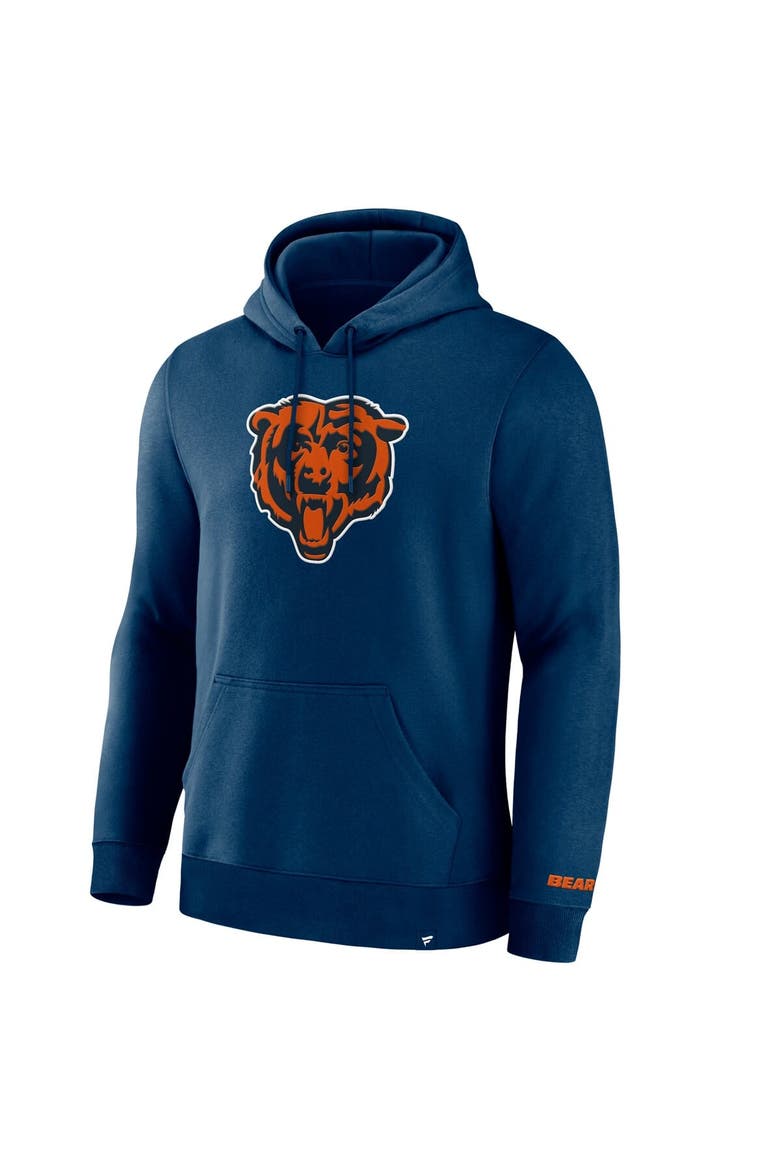 Men's Fanatics  Navy Chicago Bears Legacy Fleece Pullover Hoodie, Alternate, color, Navy