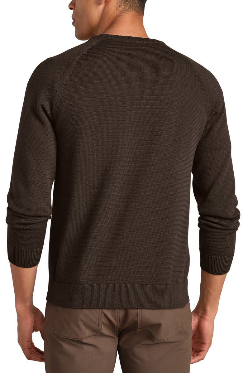 Rhone Commuter Crewneck Sweater, Alternate, color, Cafe Noir
