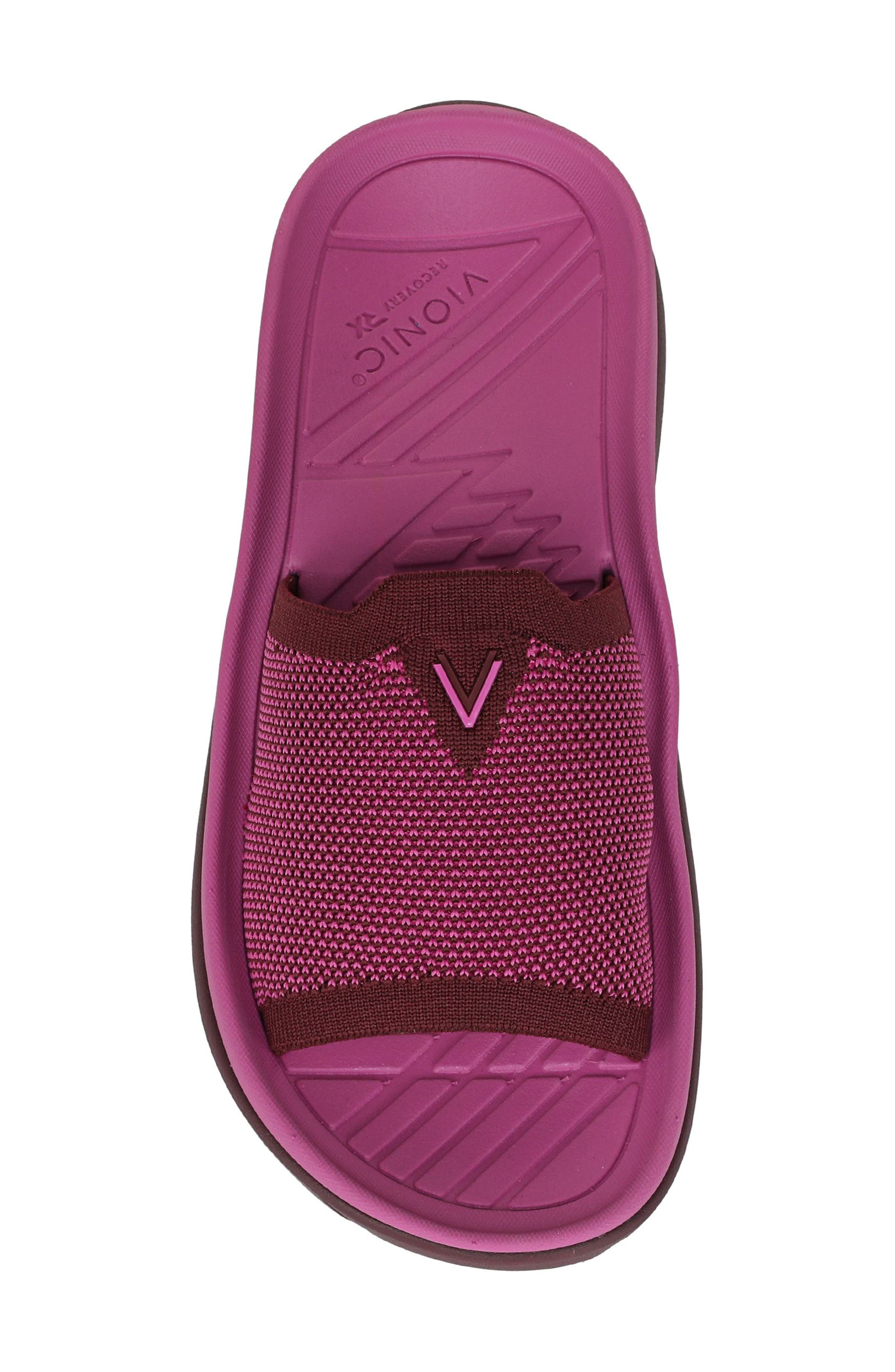 Haven RX Mesh Recovery Slide Sandal, Alternate, color, CHERRY JUBILEE
