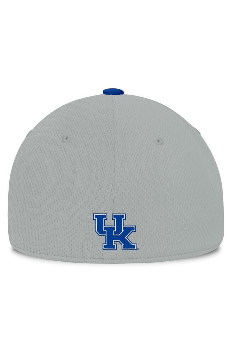 TOP OF THE WORLD Men's Top of the World  Gray/Royal Kentucky Wildcats Mick Flex Hat, Alternate, color, Gray