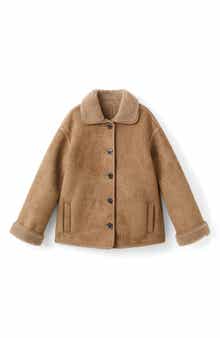 MANGO Faux Shearling Coat