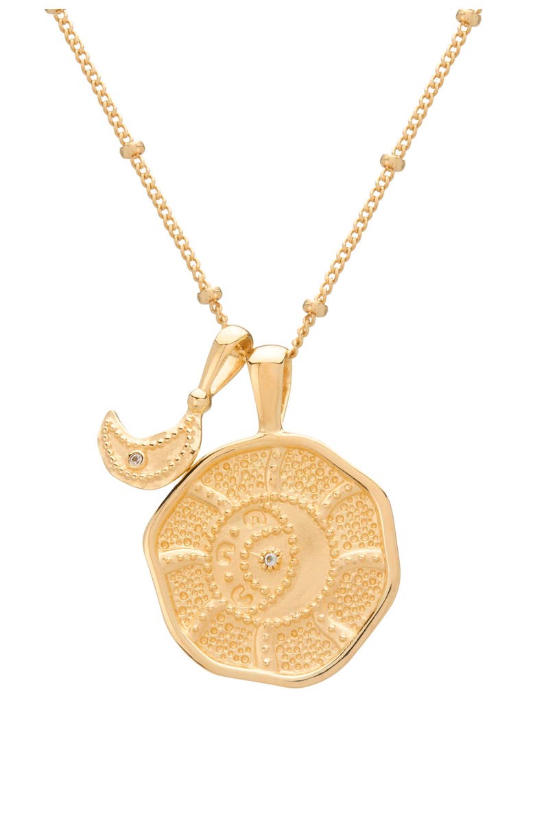 Murkani Eternal Harmony Pendant Necklace, Main, color, Yellow Gold
