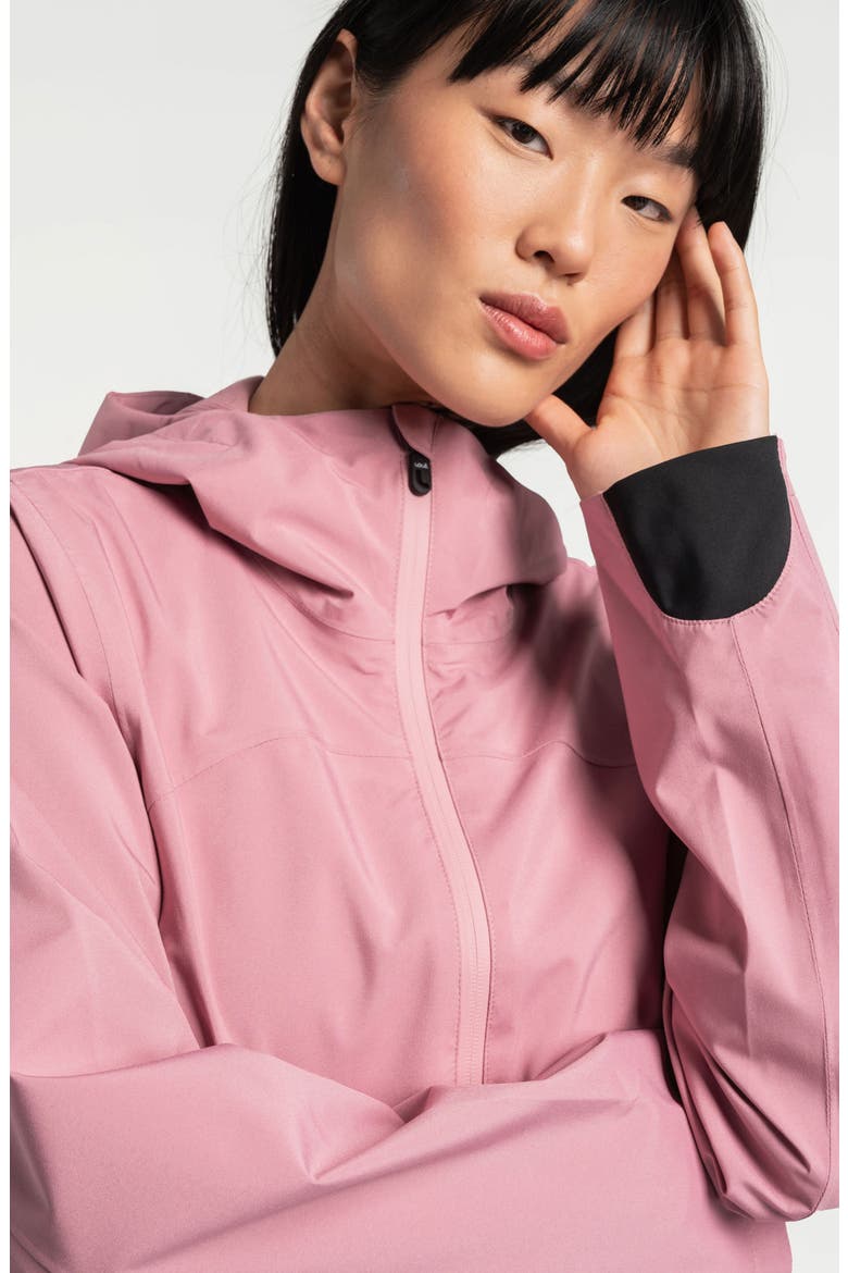 Element Rain Jacket, Alternate, color, FOXGLOVE