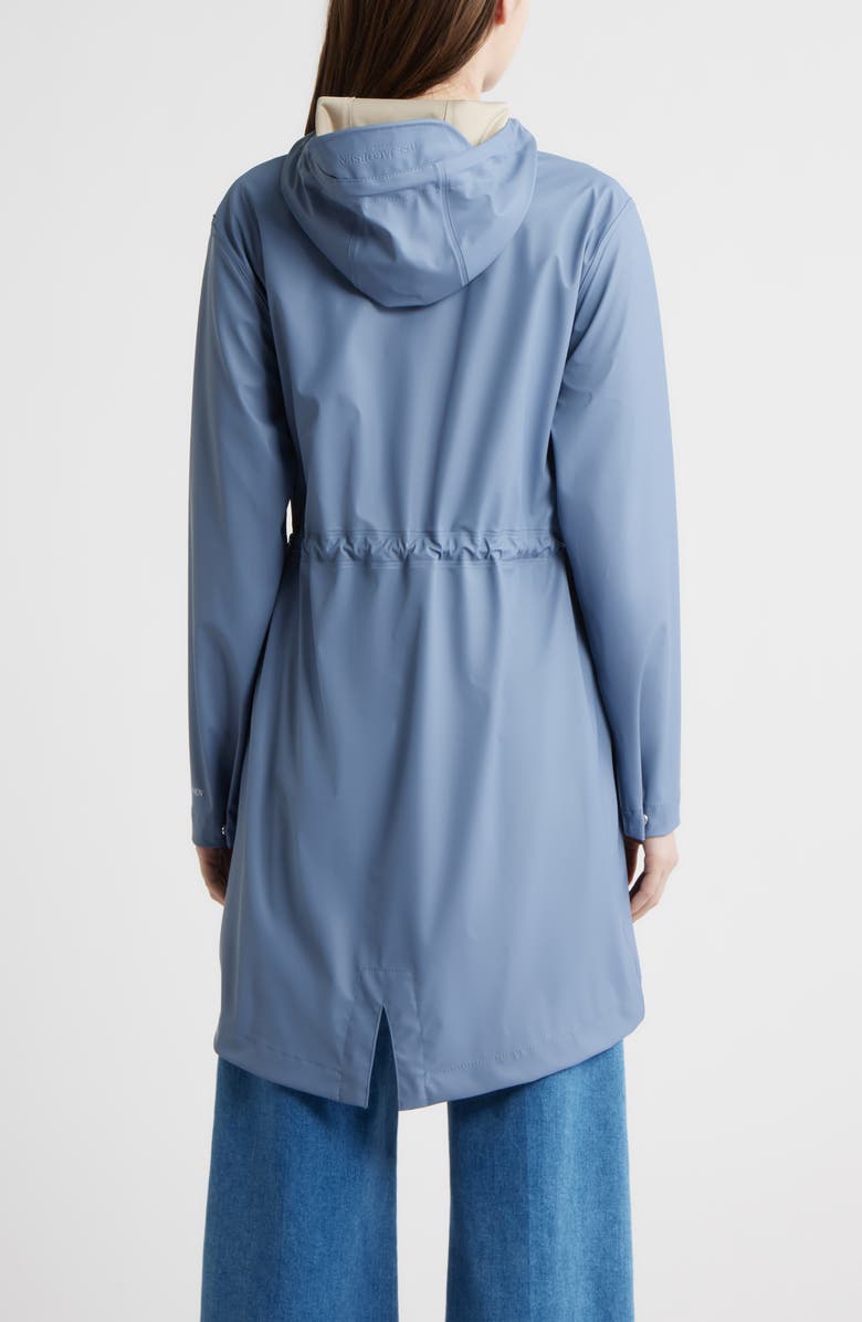 Ilse Jacobsen Hooded Waterproof Raincoat, Alternate, color, Grey Blue