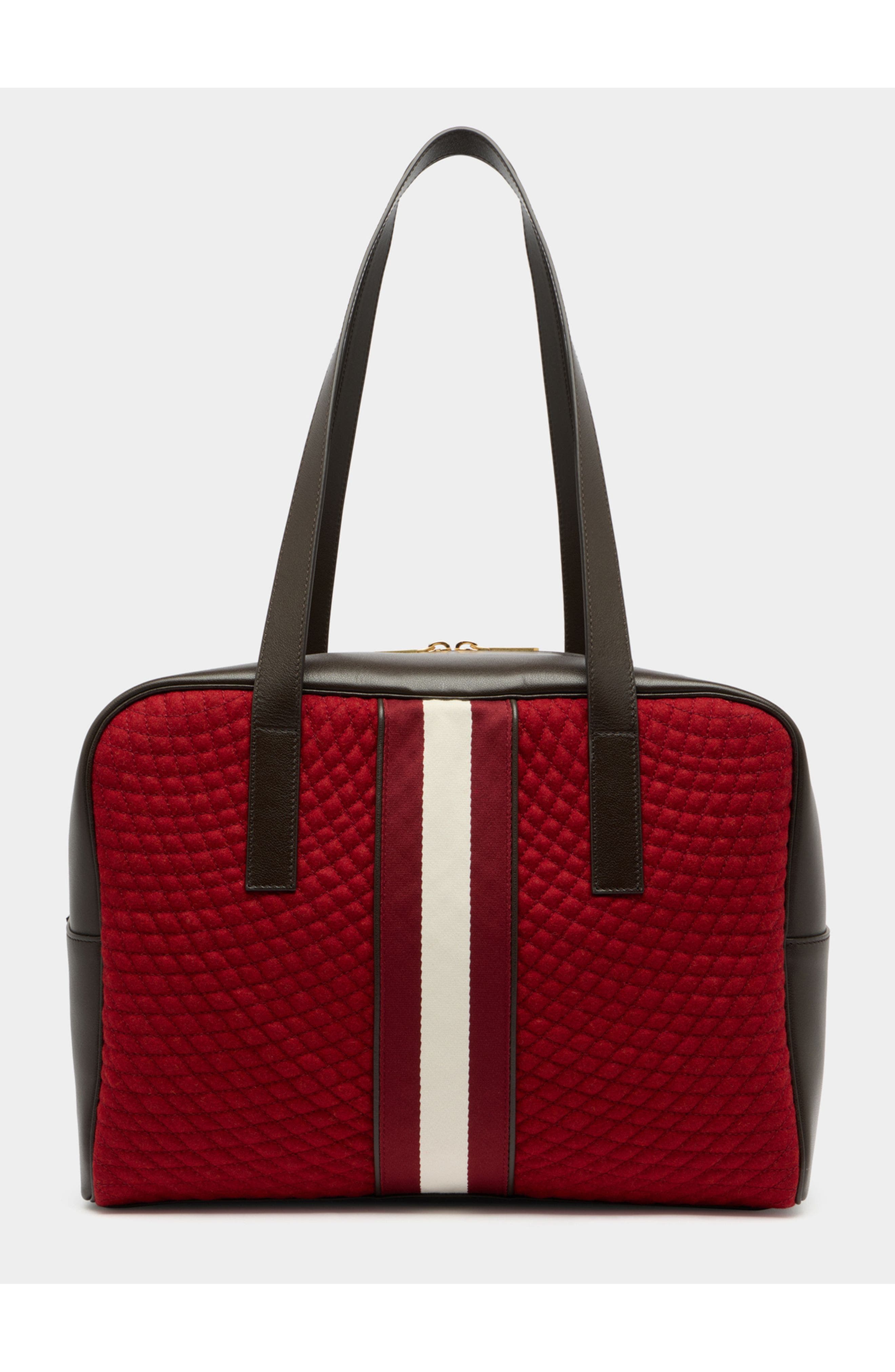 Bally Winter Capsule Tote Bag, Alternate, color, Red