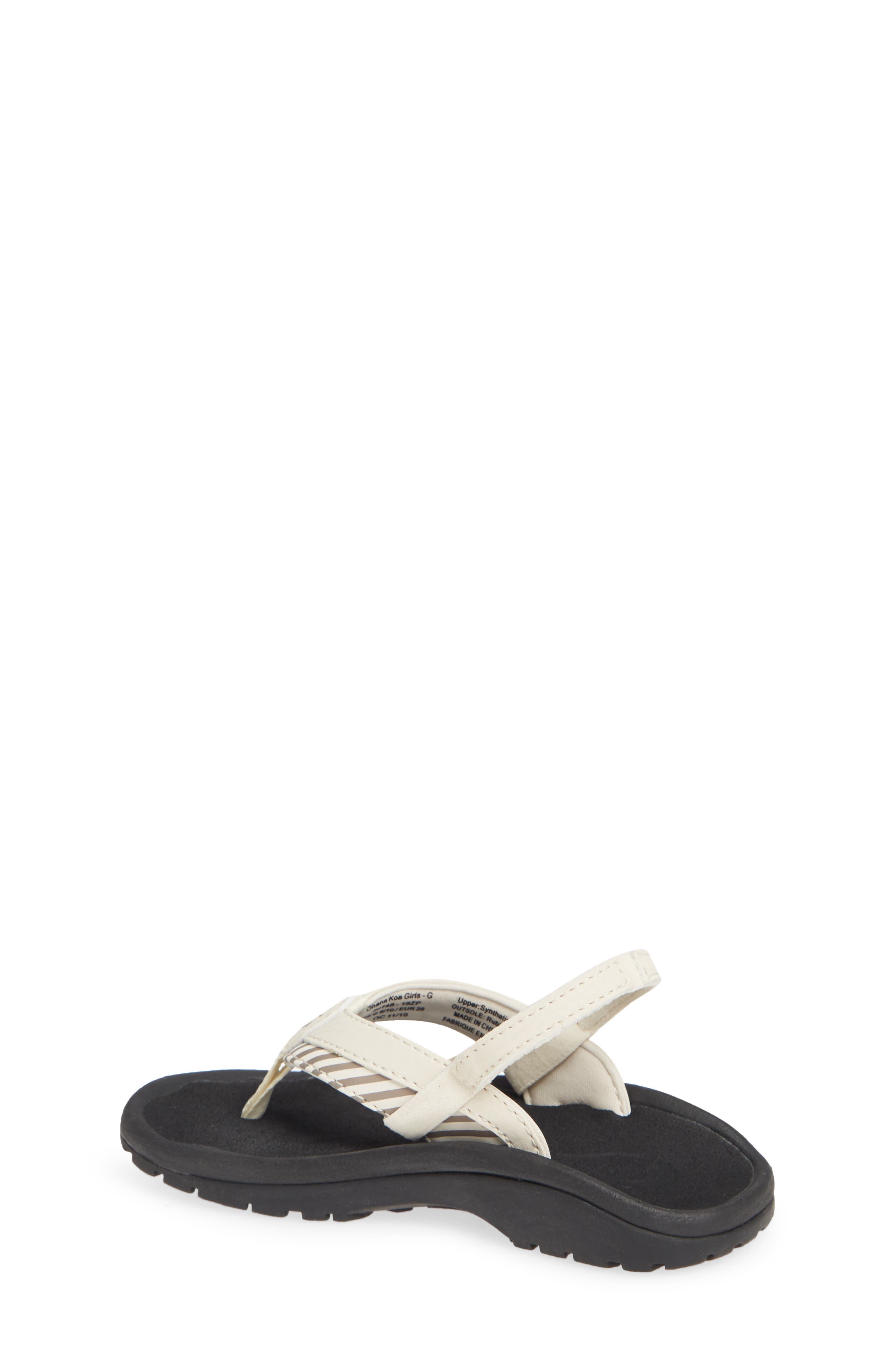 'Ohana Koa Sandal, Alternate, color, BONE/ STRIPE
