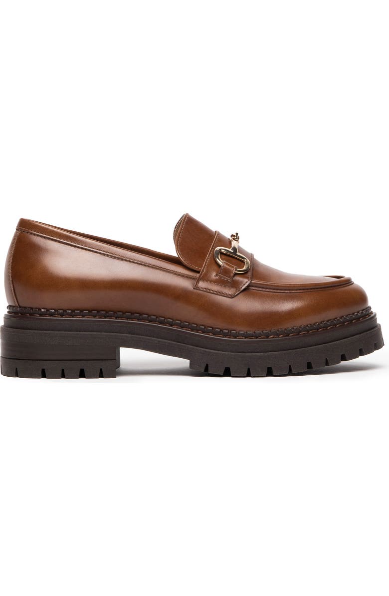 NeroGiardini Bit Platform Loafer, Alternate, color, Cognac