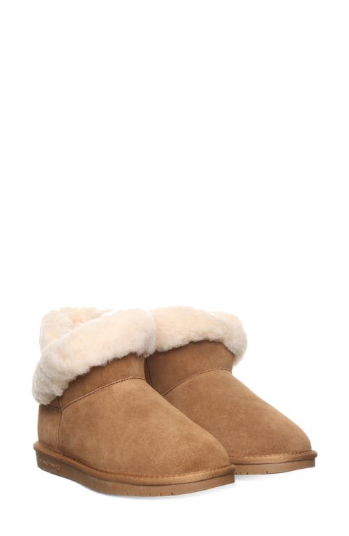 Bearpaw Franie Faux Shearling Lined Bootie In Brown