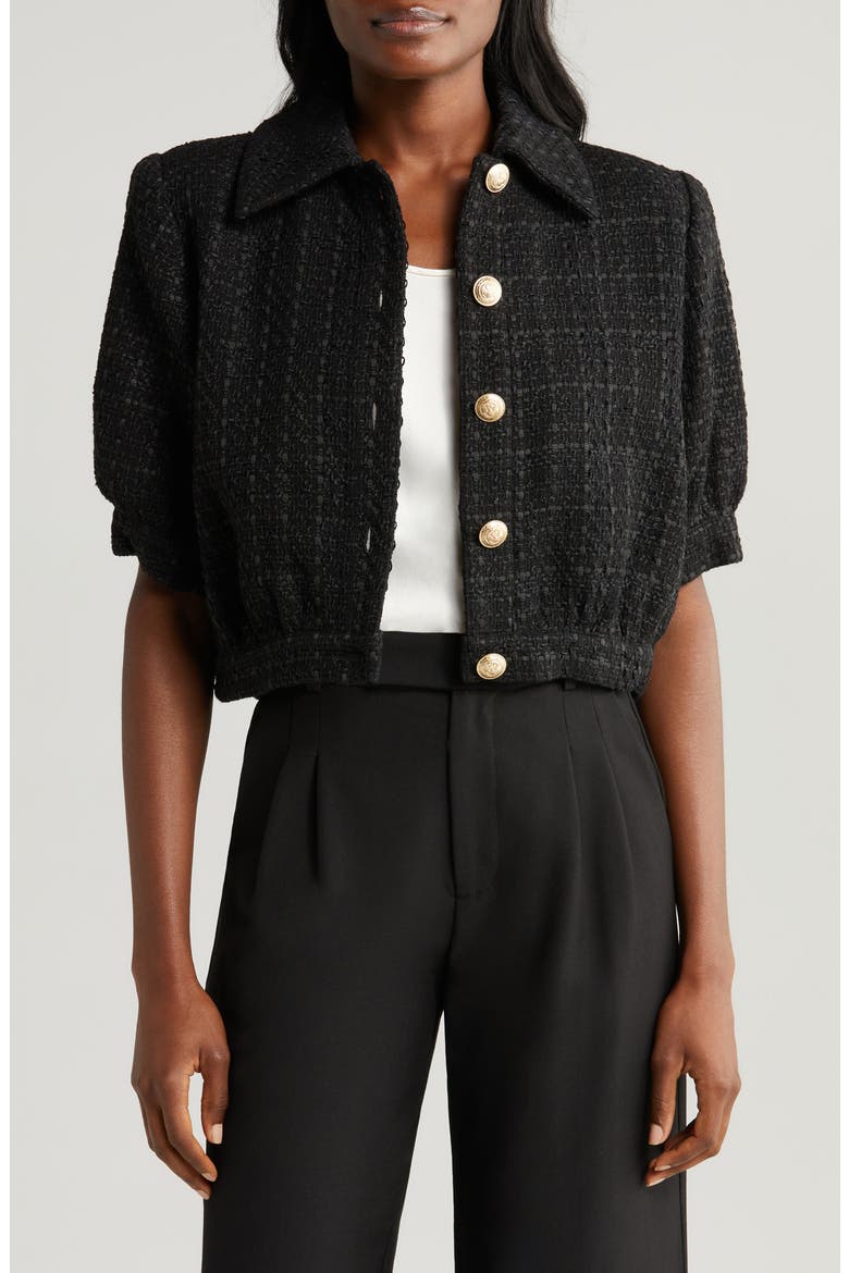 Cove Tweed Crop Jacket (Women) | Nordstrom