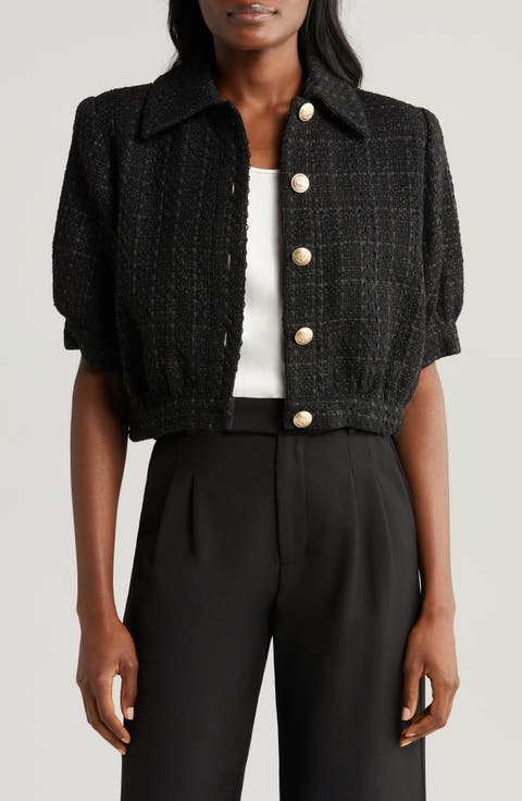 Cove Tweed Crop Jacket