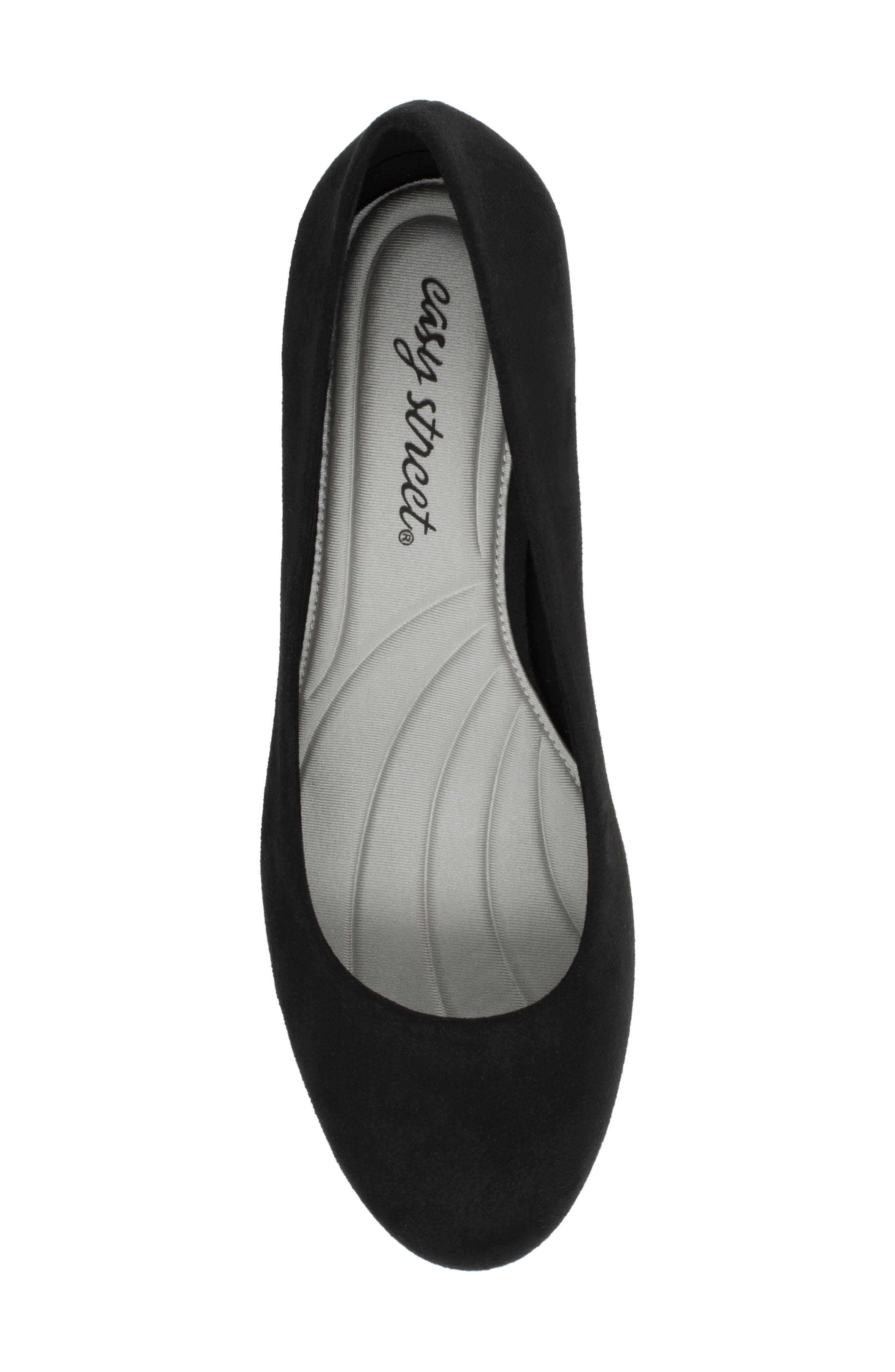 EASY STREET Proper Block Heel Pump - Multiple Widths Available, Alternate, color, Black Super Suede