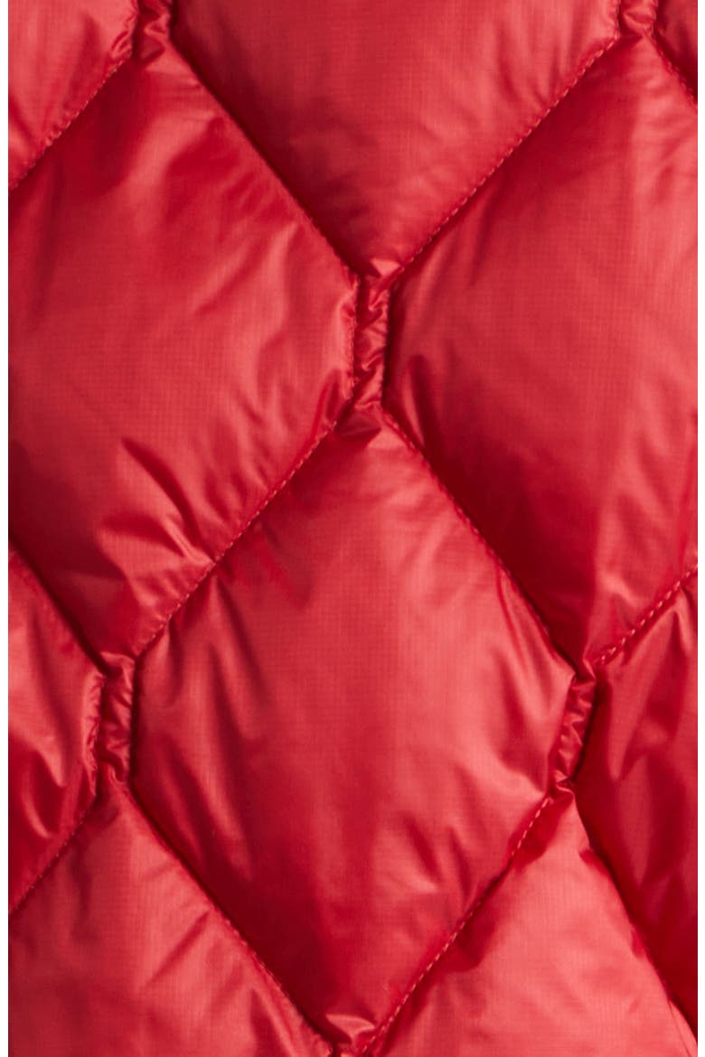 Erelia Diamond Quilted Down Vest, Alternate, color, DEEP RED