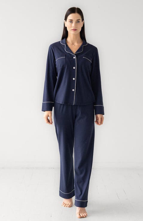 Classic Luxury Pajamas in Brushed Pima Cotton
