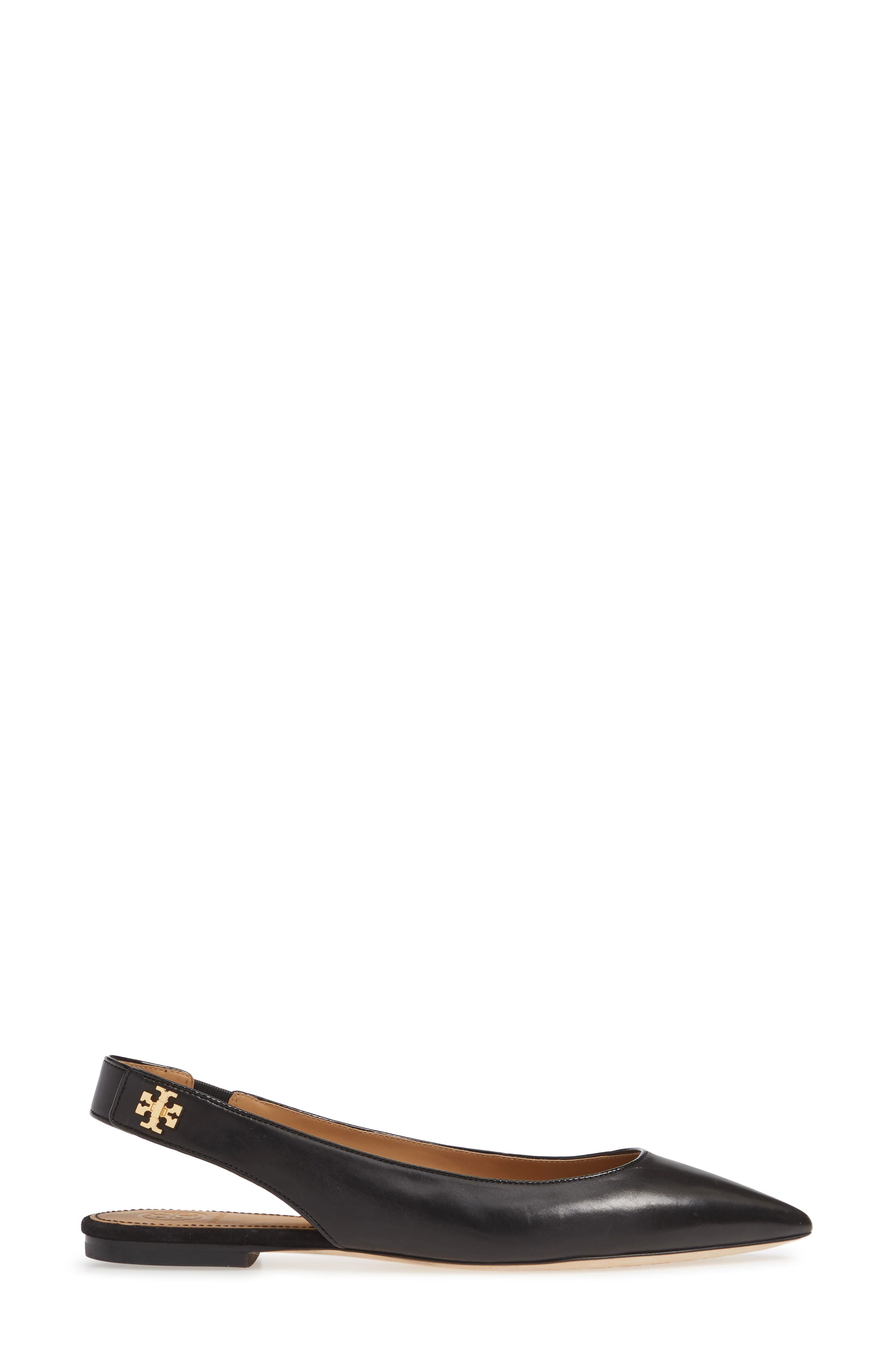 Tory Burch Kira Slingback Pointy Toe Flat, Alternate, color, 