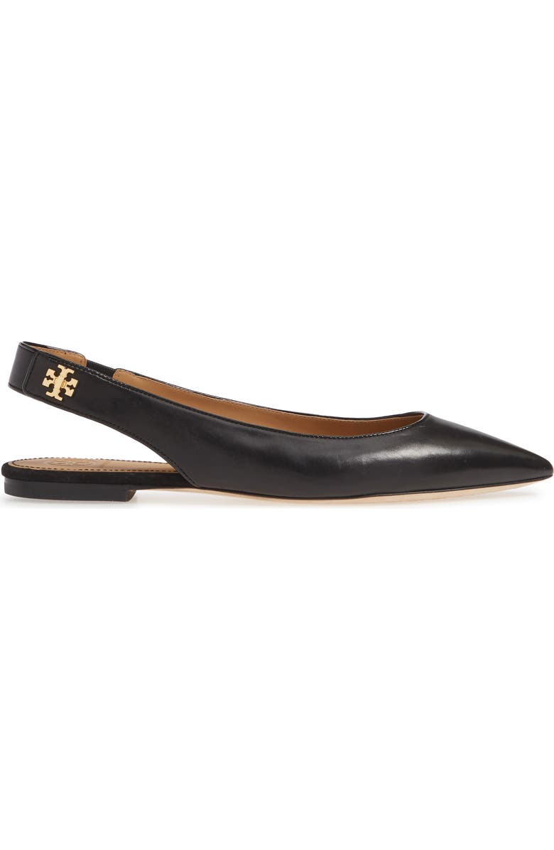 Tory Burch Kira Slingback Pointy Toe Flat, Alternate, color,