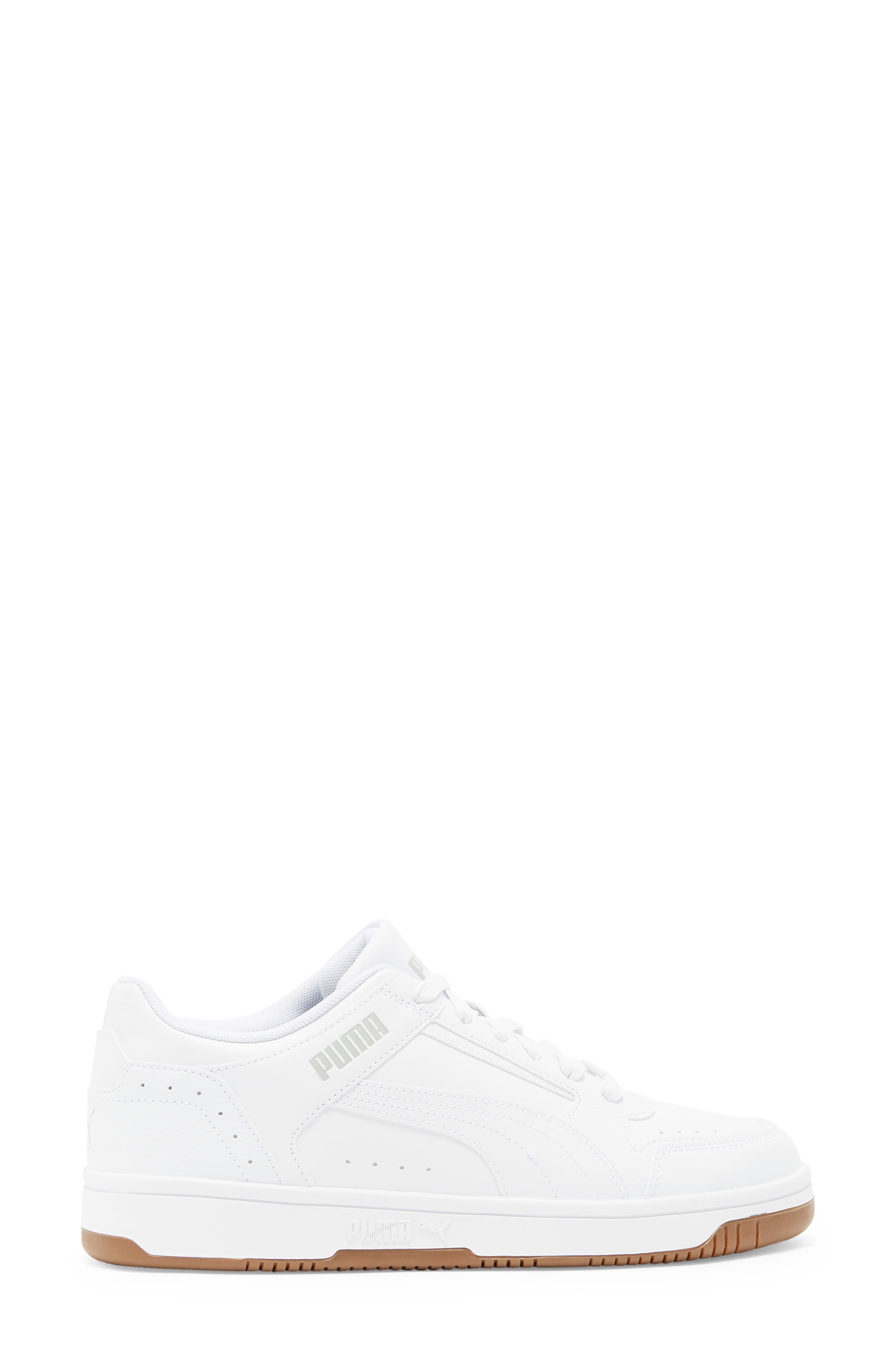 PUMA Rebound Joy Low Top Sneaker, Alternate, color, Puma White-Puma White
