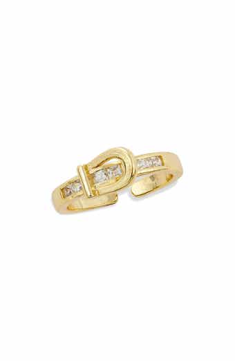 SAVVY CIE JEWELS CZ Buckle Ring