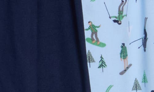 Pillow Talk Matching Family Ski Days Henley Pajamas