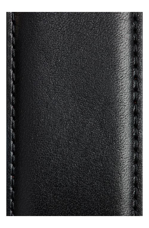 Nordstrom Tarek Leather Belt In Black