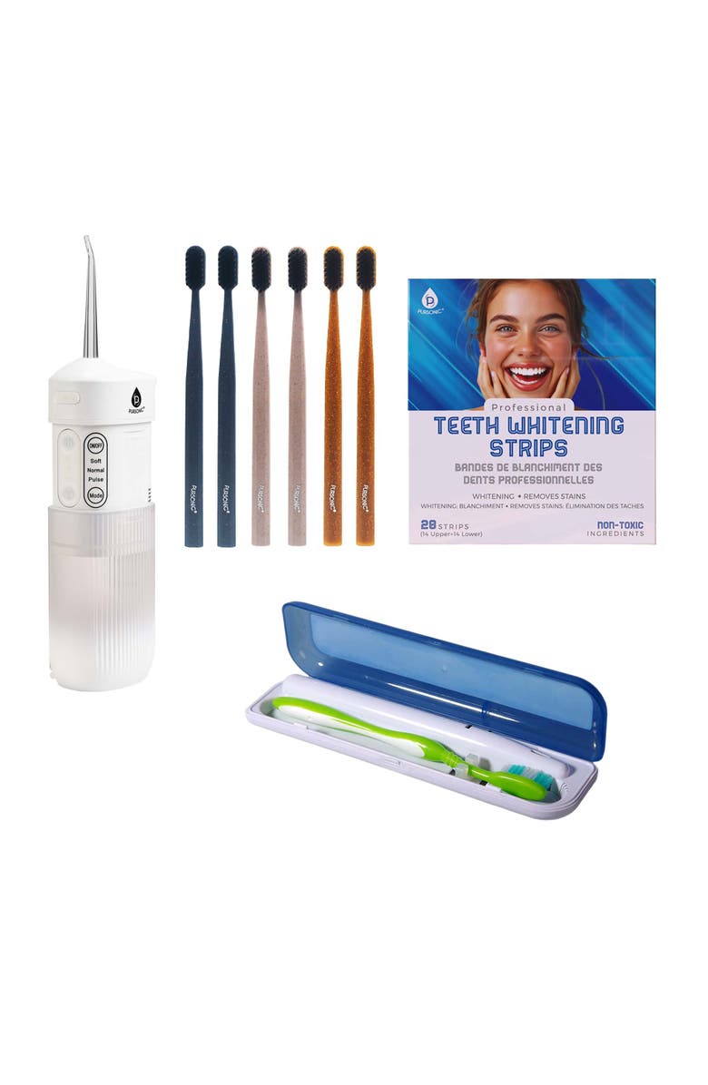 PURSONIC Ultimate Travel Bundle Complete Oral Care On-the-Go, Main, color, Multicolor