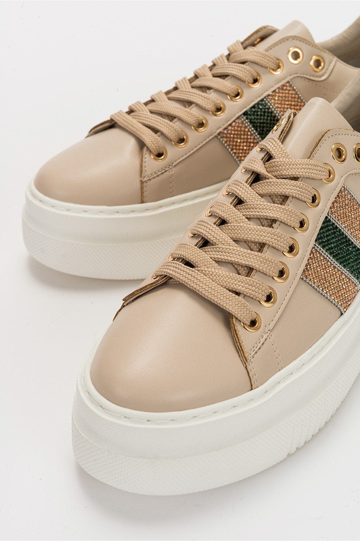 Prologue Shoes Nuno Sneakers, Alternate, color, Dark Beige Faux Leather