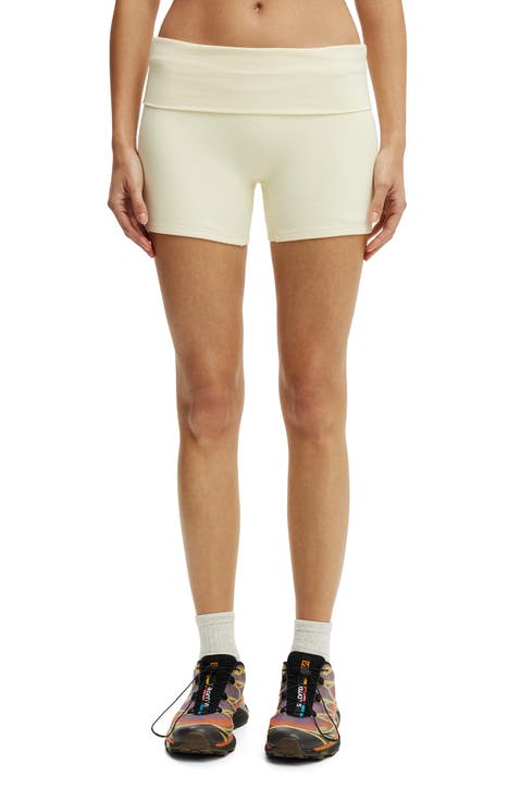 Women's Active Ultra Soft Roll Over Shortie Short