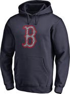 FANATICS Men's Fanatics Branded Navy Boston Red Sox Static Logo Pullover Hoodie