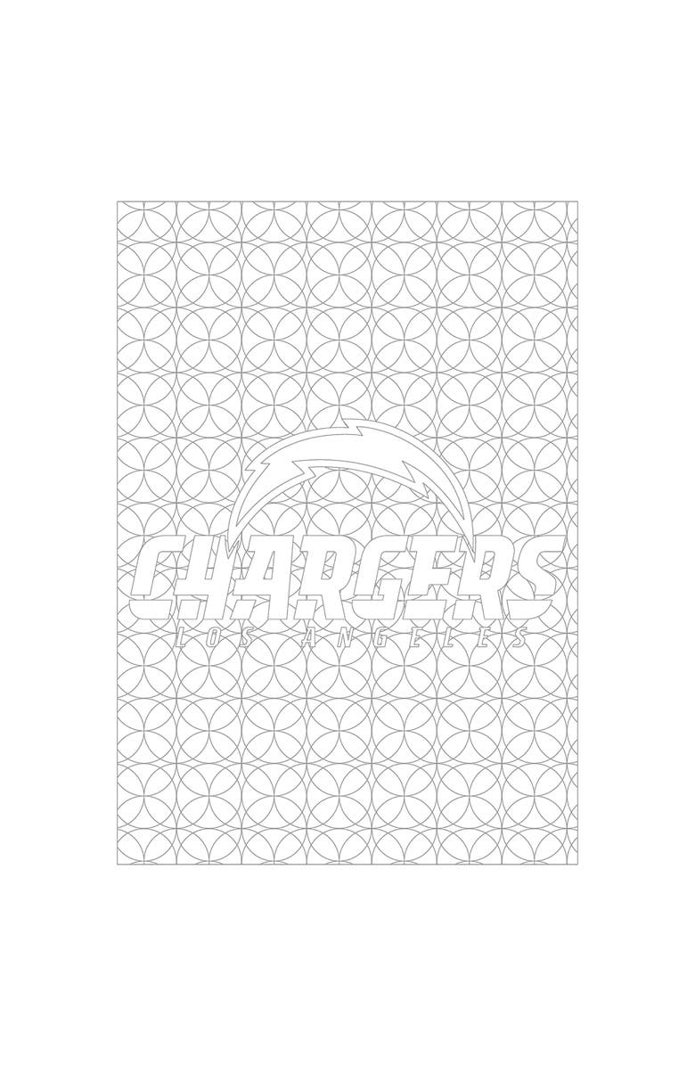 Sportszone In the Sports Zone NFL Adult Coloring Book, Los Angeles Chargers, Alternate, color, Multicolored