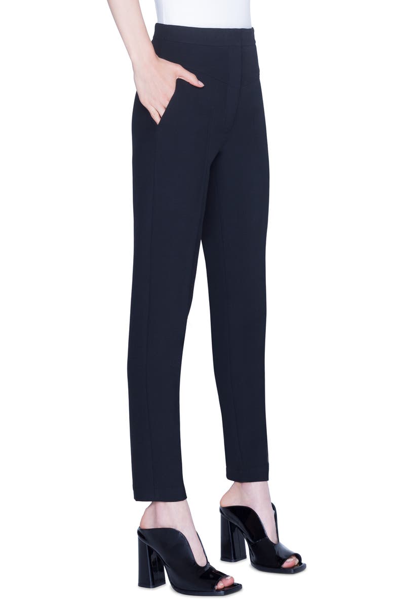 Akris punto Freya High Waist Crepe Pants, Alternate, color, 