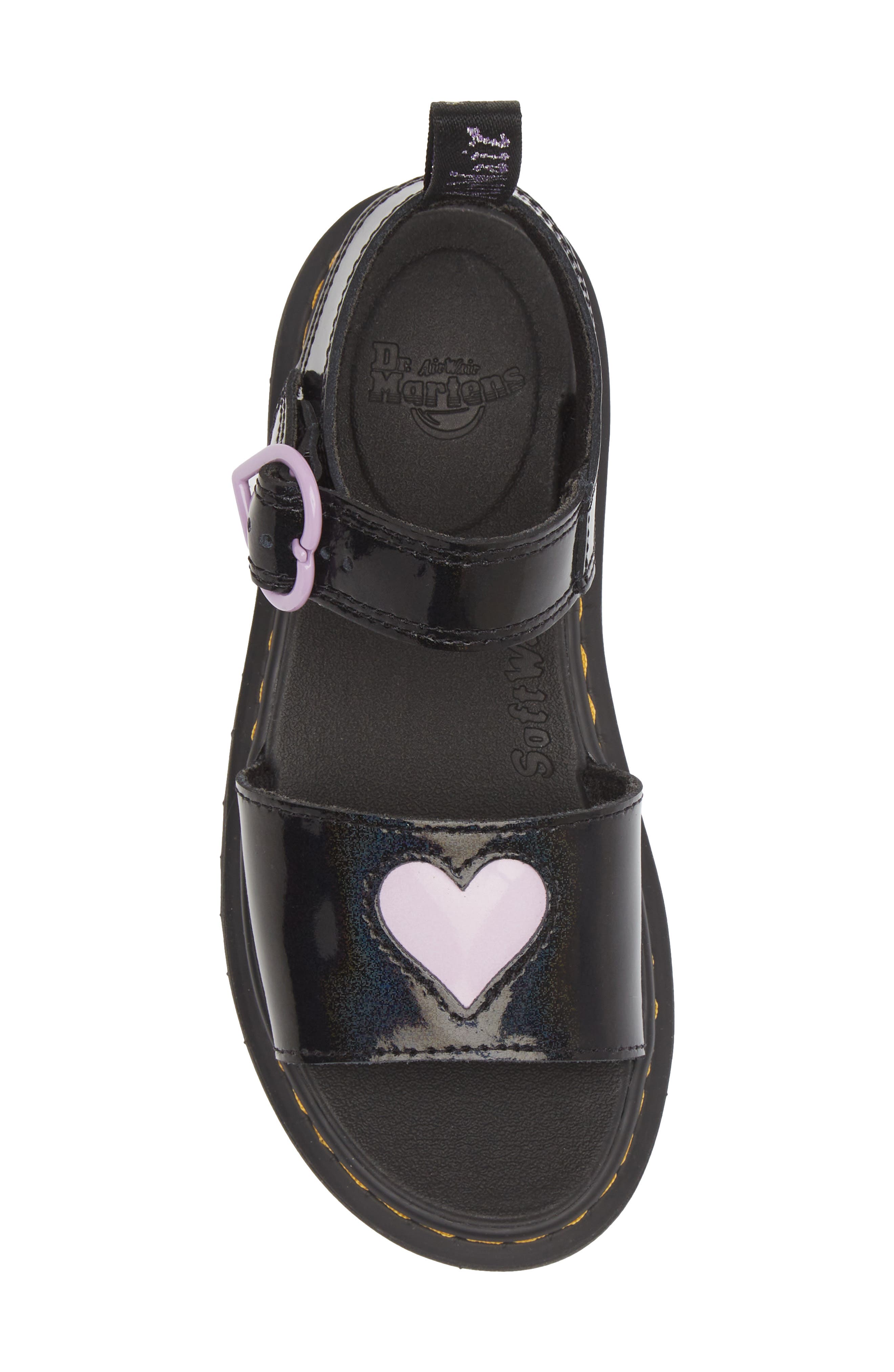Dr. Martens Kids' Marlowe Heart Sandal, Alternate, color, 