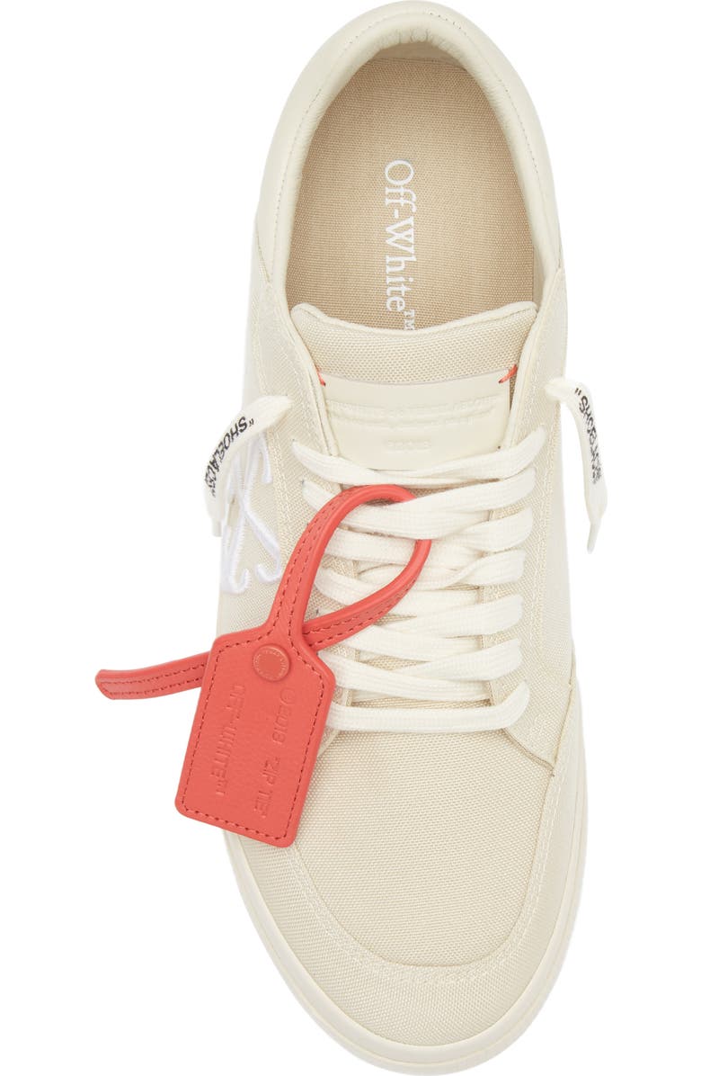 Off-White Low Vulcanized Sneaker, Alternate, color, Angora White