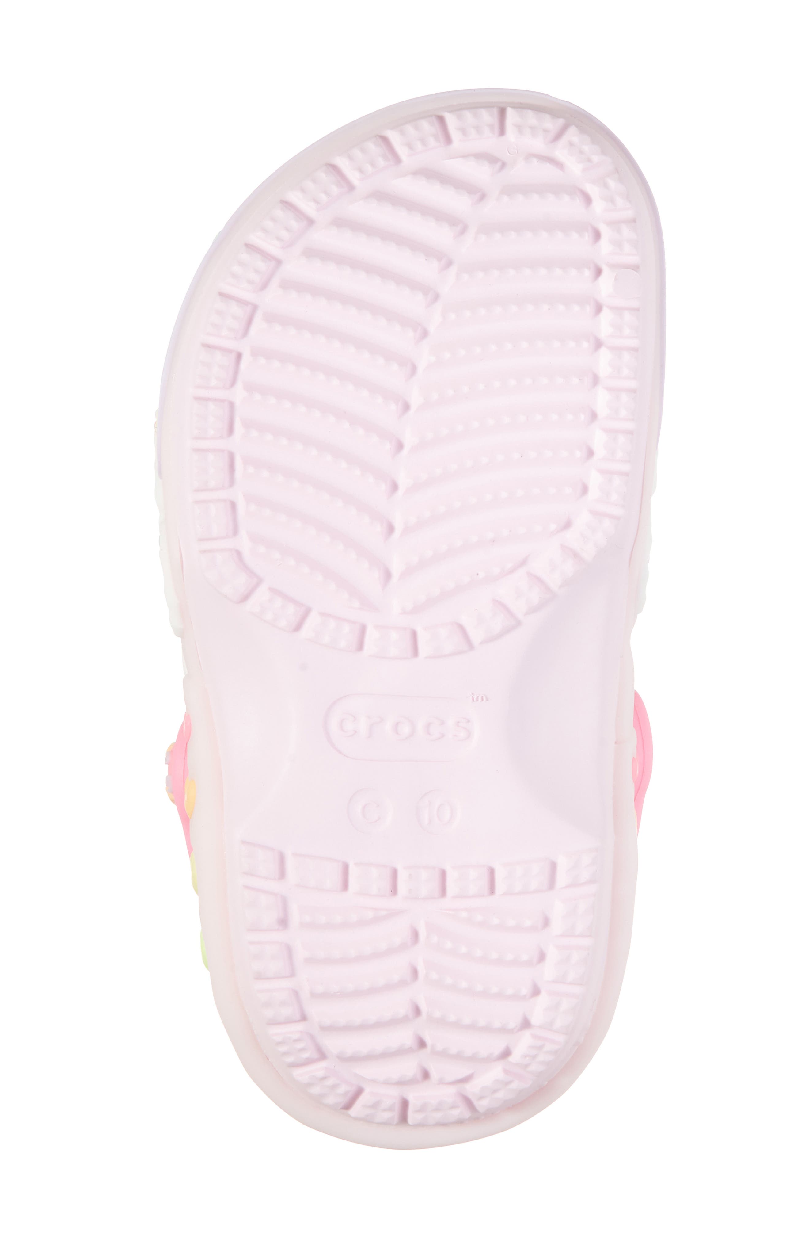Kids' Classic Butterfly Lights Clog, Alternate, color, PINK MILK