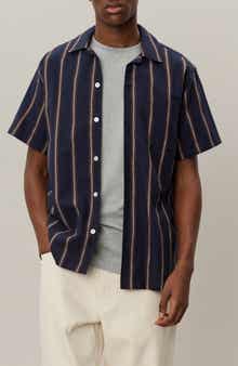 Les Deux Lawson Stripe Camp Shirt