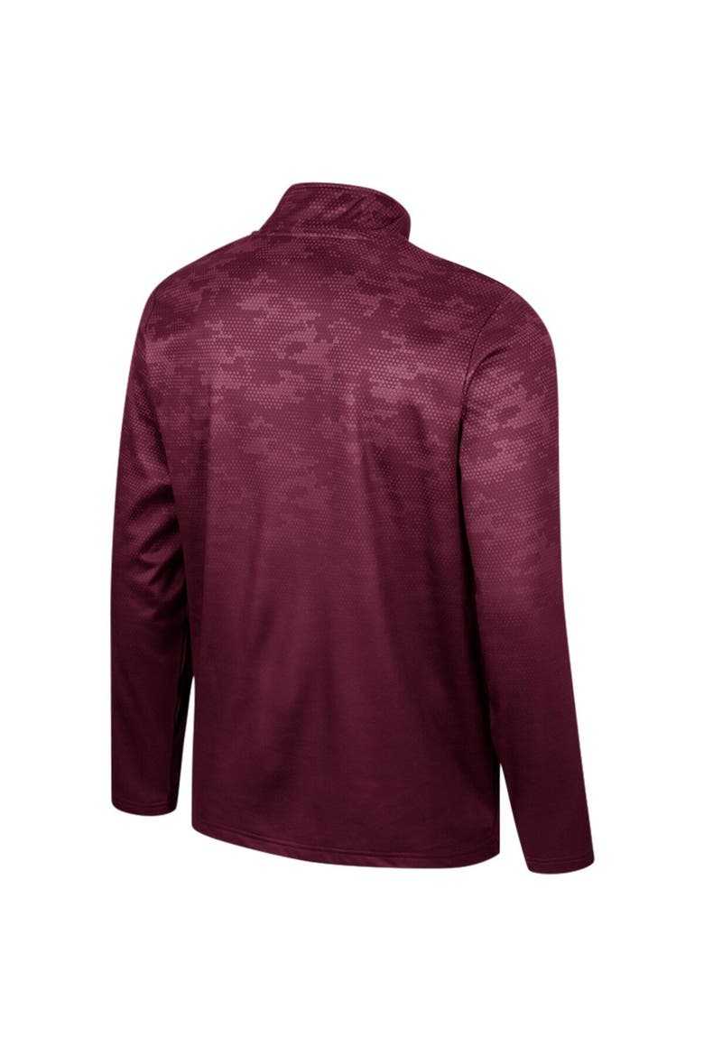 Men's Colosseum  Maroon Montana Grizzlies The Machine Half-Zip Jacket, Alternate, color, Maroon